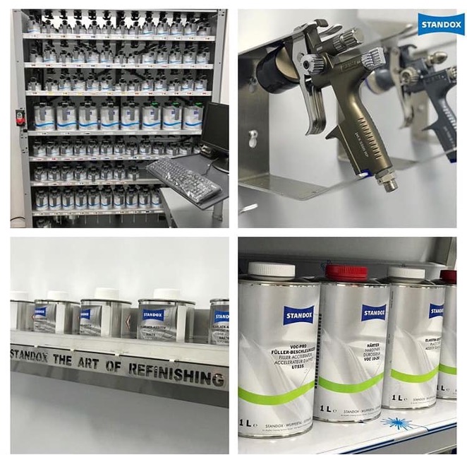 Industrial coating application